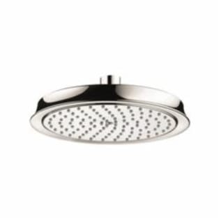 Hansgrohe 28421831 1-Jet Shower Head, Raindance C 180 AIR, 2.5 gpm, 1 Sprays, Wall Mount, 8-3/8 in Dia Head