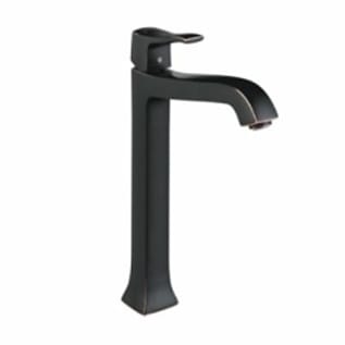 Hansgrohe 31078921 Tall Bathroom Faucet, Metris C, Commercial, 1.2 gpm Flow Rate, 9-3/4 in H Spout, 1 Handles, Pop-Up Drain, 1 Faucet Holes, Rubbed Bronze, Function: Traditional