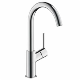 Hansgrohe 32082001 Bathroom Faucet, Talis S, Commercial, 1.2 gpm Flow Rate, 8-1/4 in H Spout, 1 Handles, Pop-Up Drain, 1 Faucet Holes, Polished Chrome, Function: Traditional