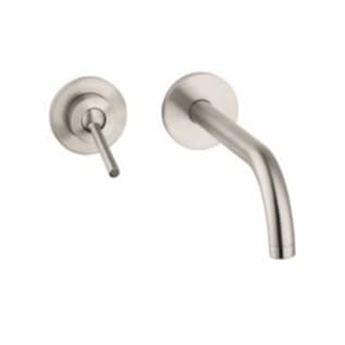 AXOR 38118821 Bathroom Faucet Trim, Uno, Commercial, 1.2 gpm Flow Rate, 2-3/4 in H Spout, Brushed Nickel, 1 Handles, Function: Traditional