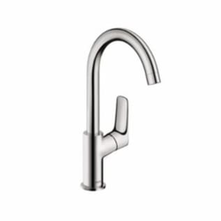 Hansgrohe 71130001 Bathroom Faucet, Logis 210, 1.2 gpm Flow Rate, 8-3/4 in H Spout, 1 Handles, Pop-Up Drain, 1 Faucet Holes, Polished Chrome, Function: Traditional
