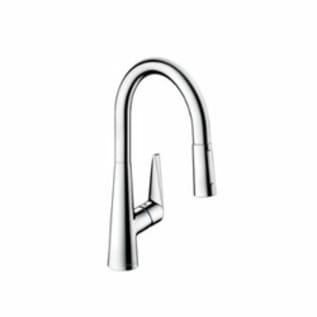 Hansgrohe 72813001 Talis S Pull Down Kitchen Faucet, 1.75 gpm Flow Rate, Polished Chrome, 1 Handles, 1 Faucet Holes, Residential