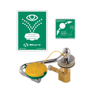 Haws® AXION® 7611 MSR Eye/Face Wash, Sink Mount, Swing Out Operation, ANSI Z358.1