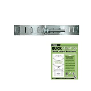 HOLDRITE QS-50-P QUICK STRAP 50-80 GALLON GALVANIZED EARTHQUAKE BRACKET BAGGED