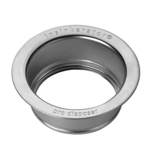 Insinkerator® 74290D Sink Flange, For Use With Insinkerator® Garbage Disposal, Brushed Stainless Steel, Domestic