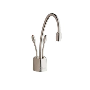 Insinkerator® Indulge™ 44252C FHC1100 Contemporary Instant Hot and Cool Water Dispenser Faucet, Residential, High-Arc Swivel Spout, Polished Nickel, 2 Handles, Import