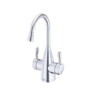 Insinkerator® 45386AJ-ISE Transitional 1010 Showroom Instant Hot and Cold Water Faucet, 360 deg Swivel Spout, Arctic Steel