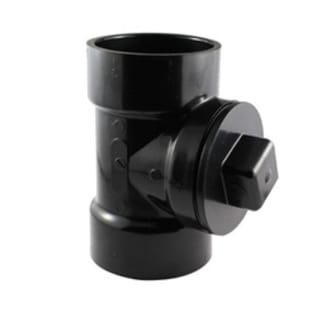 3" ABS DWV HXHXF CLEANOUT TEE W/ PLUG AND O-RING