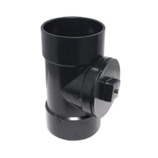 6" ABS DWV CLEANOUT TEE W/ PLUG