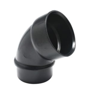 IPEX® 102653L Long DWV Street Elbow, 3 in Nominal, Spigot x Hub End Style, ABS