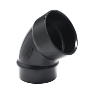 IPEX® 102654 Long DWV Street Elbow, 4 in Nominal, Spigot x Hub End Style, ABS