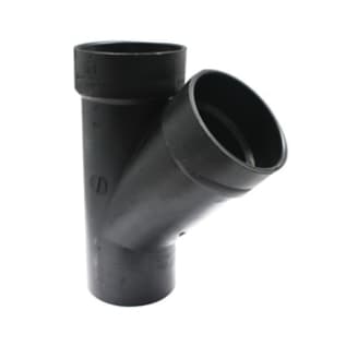 IPEX® 105304L Long DWV Street Wye, Fitting/Connector: Wye, 4 in Nominal, Spigot x Hub x Hub End Style, ABS