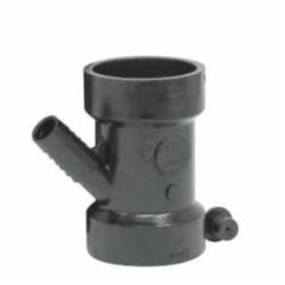 IPEX® 112332 DWV Appliance Wye, Fitting/Connector: Reducing Wye, 1-1/2 x 1-1/2 x 3/4 in Nominal, Hub x Hub x Hose Barb End Style, SCH 40/STD, ABS, Domestic