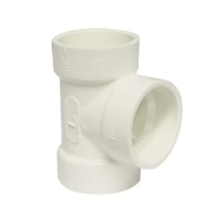 IPEX® 192101 DWV Tee, PVC, 1-1/2 in Dia, White