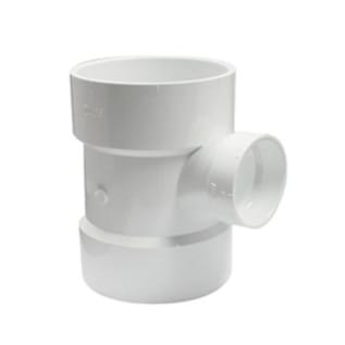 4"X4"X2" PVC DWV SAN TEE