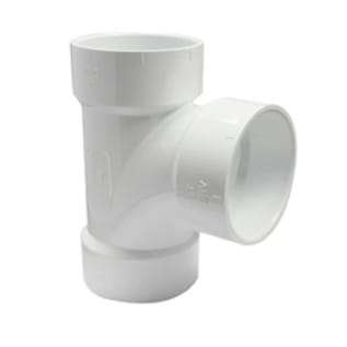 3" PVC DWV SAN TEE