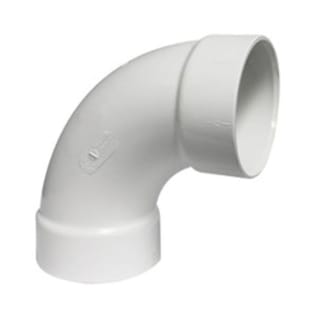 4" PVC DWV LONG TURN 90