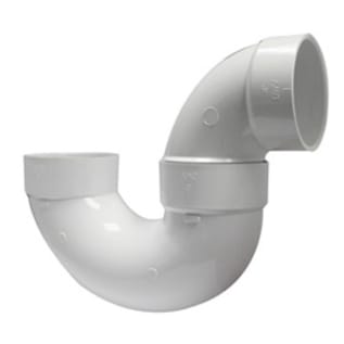 4" PVC DWV P-TRAP LESS CLEANOUT