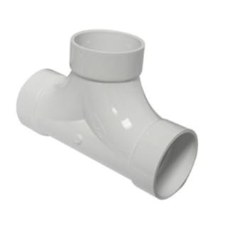 4" PVC DWV 2-WAY CLEANOUT TEE