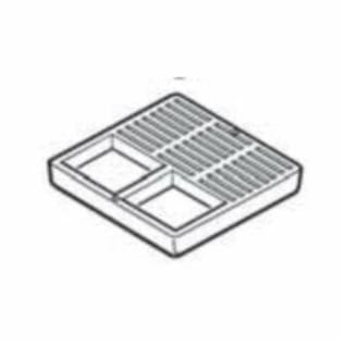 IPEX 394712C Half Floor Sink Grate, 12 in Pipe