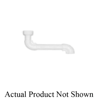 TRUEBRO® Lav Guard® 2 82197 100 Basket Strainer and Offset Waste Cover, For Use With 1-1/4 or 1-1/2 in Cast Brass or Tubular P-Trap, Molded Vinyl, China white, Domestic