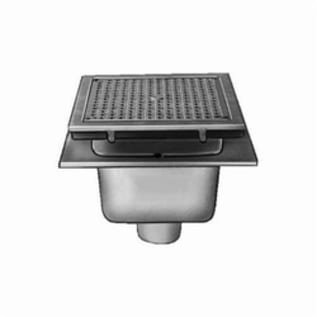 Smith® 3160Y04 (-12) Sanitary Floor Drain, 4 in Outlet, No-Hub Connection, 12-1/2 in, Cast Iron Drain