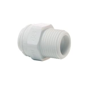 John Guest® Speedfit® PP011624W Straight Adapter, 1/2 in, Tube x MNPT, Polypropylene, Domestic