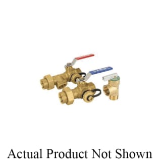 Jomar Valve® 810-524G 3-Way Hot Ball Valve With Handle, 3/4 in, Press, Brass Body, Standard Port, PTFE/FKM Softgoods, Import