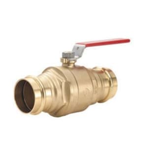 LEGEND LegendPress™ 101-008NL P-200NL Specialty Ball Valve, 2 in Nominal, Press End Style, Brass Body, Full Port, TFM/PTFE/FKM Fluoroelastomer Softgoods, Import