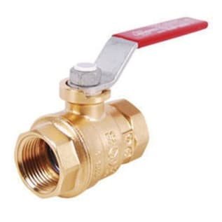LEGEND 101-026 T-1001 1-Piece Ball Valve, 1-1/4 in Nominal, FNPT x IPS End Style, Brass Body, Full Port, TFM/PTFE Softgoods, Import
