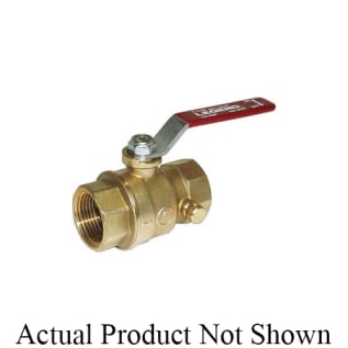 LEGEND 101-504 T-1100 Specialty Ball Valve With Drain, 3/4 in Nominal, FNPT End Style, Brass Body, Full Port, TFM/PTFE Softgoods, Import