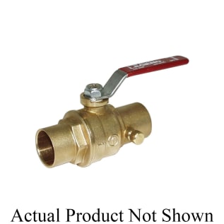 LEGEND 101-513NL S-1100NL Specialty Ball Valve With Drain, 1/2 in Nominal, C End Style, Brass Body, Full Port, TFM/PTFE Softgoods, Import