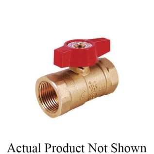 LEGEND Red Top™ 102-903 T-3005 Ball Valve With Handle, 1/2 in Nominal, FNPT End Style, Forged Brass Body, Import