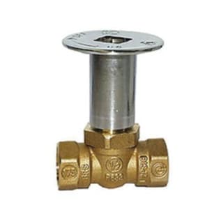 LEGEND 102-863 T-3500 Straight Quarter Turn Log Lighter Valve, 1/2 in Nominal, FNPT End Style, Forged Brass Body, Import