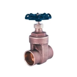 LEGEND 104-726NL S-408NL Economy Gate Valve, 1-1/4 in Nominal, C End Style, Brass Body, Handwheel Actuator, Import