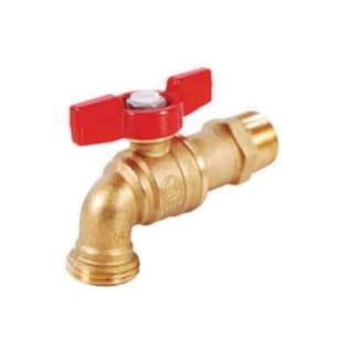 LEGEND 107-167NL T-537NL Ball Valve Hose Bibb, 1/2 in Nominal, MNPT/C End Style, Brass Body, Handle Actuator, Import