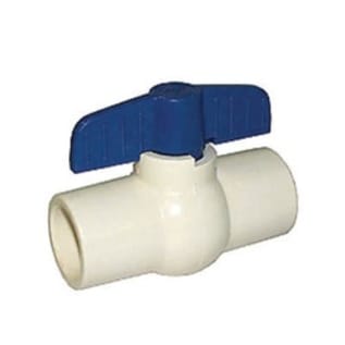 LEGEND 202-406 S-605 Compact Miniature Ball Valve, 1-1/4 in Nominal, Solvent End Style, CPVC Body, Full Port, EPDM Softgoods, Import