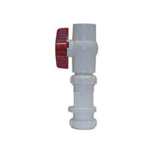 LEGEND 203-258 S-670 Combination Check/Ball Valve, 2 in Nominal, Solvent x Compression End Style, PVC Body, EPDM/Buna-N Softgoods, Import