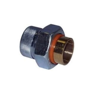 LEGEND 301-106 T-571 Dielectric Union, 1-1/4 in, FNPT x Solder, Forged Carbon Steel