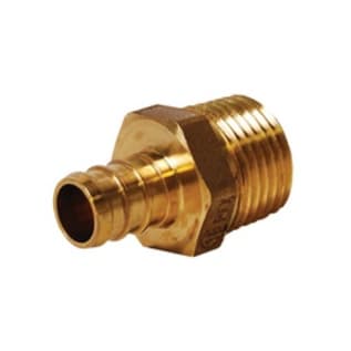 LEGEND 460-769NL Adapter, 1-1/2 in Nominal, PEX x MNPT End Style, DZR Forged Brass, Import