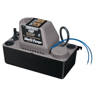Liberty Pumps® LCU-20S Condensate Pump With Safety Switch, 110 gpm Flow Rate, 3/8 in OD Outlet, 20 ft Shutoff Head, 1/30 hp Power Rating