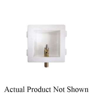 Specialty Products™ OB-811-LL Assembled Ice Maker Box With PEX Valves, 1/2 x 1/4 in, PEX x Compression, Plastic, White