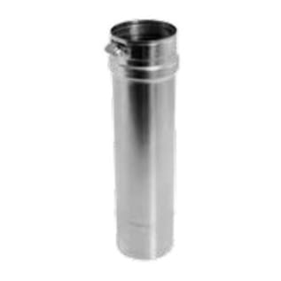 DuraVent® FasNSeal® FSVL3604 Single Wall Special Gas Vent Pipe, Stainless Steel, 4 in Dia x 36 in L