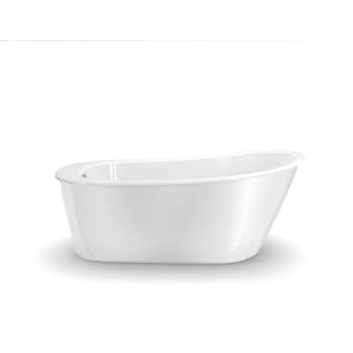 MAAX® 105797-000-002-100 Sax 2-Piece Bathtub, Oval, 60-1/8 in L x 32 in W, End Drain, White, Import