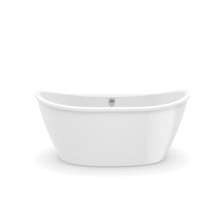 MAAX® 106192-000-002-104 Delsia 6032 2-Piece Bathtub, 60 in L x 32 in W, Off-Center Drain, White, Import