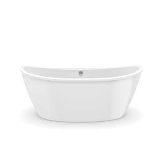 MAAX® 106193-000-002-104 Delsia 6636 2-Piece Bathtub, 66 in L x 36 in W, Off-Center Drain, White, Import