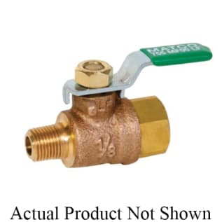 Matco-Norca™ 755MF1LF 755MFLF Ball Valve, 1/4 in Nominal, MNPT x FNPT End Style, Brass Body, Import