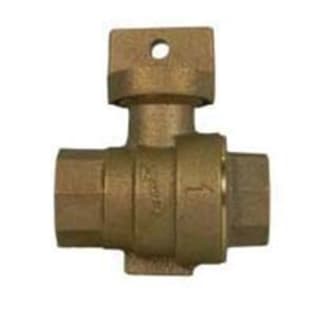 A.Y. McDonald 5131-250 Stop and Drain Ball Style Curb Stop, 3/4 in, FNPT, EPDM O-Ring, Port Seal Softgoods