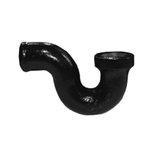 Tyler Pipe 010364 Tapped P-Trap, 2 in Nominal, Cast Iron, No-Hub Connection