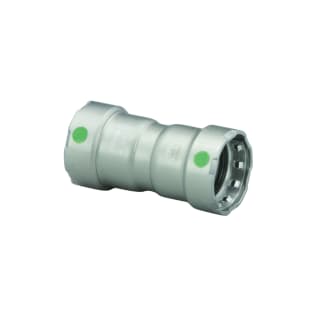 MegaPress® 25020 Pipe Coupling With Stop, 1-1/2 in Nominal, Press End Style, Carbon Steel, Import